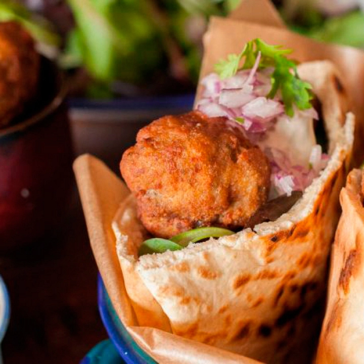 Pita de albóndigas de cordero Pita de albóndigas de cordero